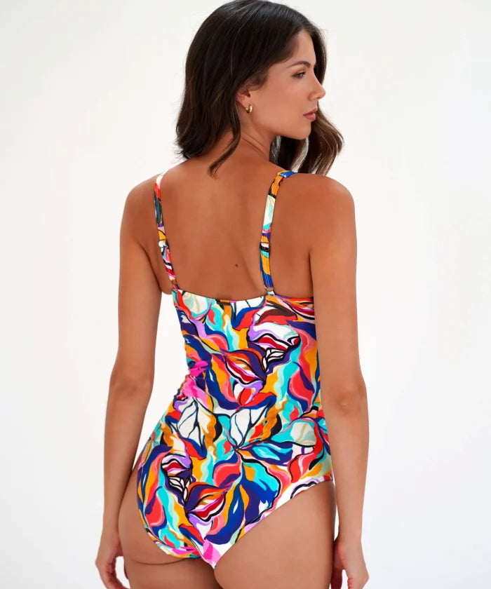 Nadia Underwire Wrap One Piece Swimsuit