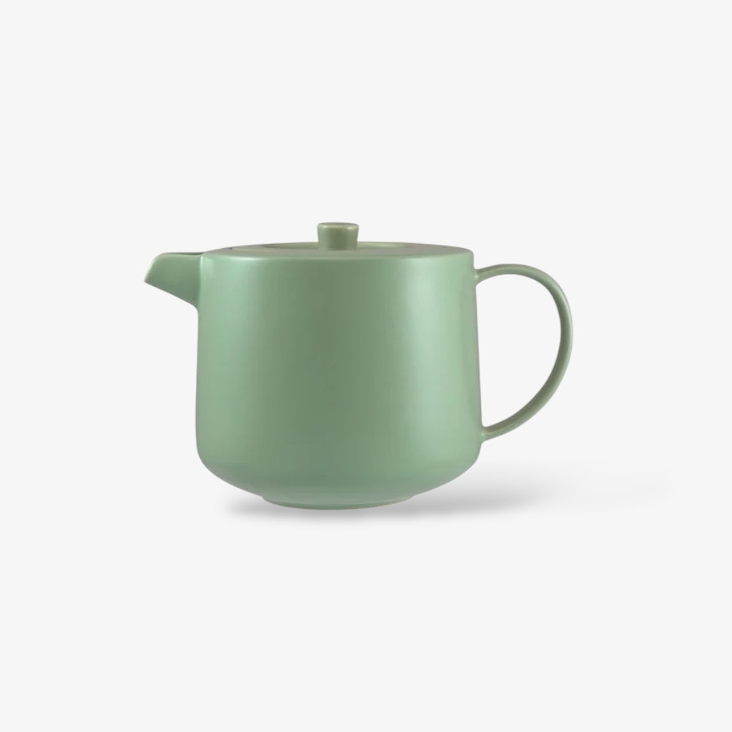 Cafe Life Teapot with Infuser in Seafoam