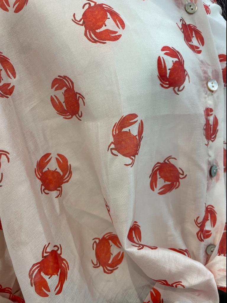 Printed Crab Blouse