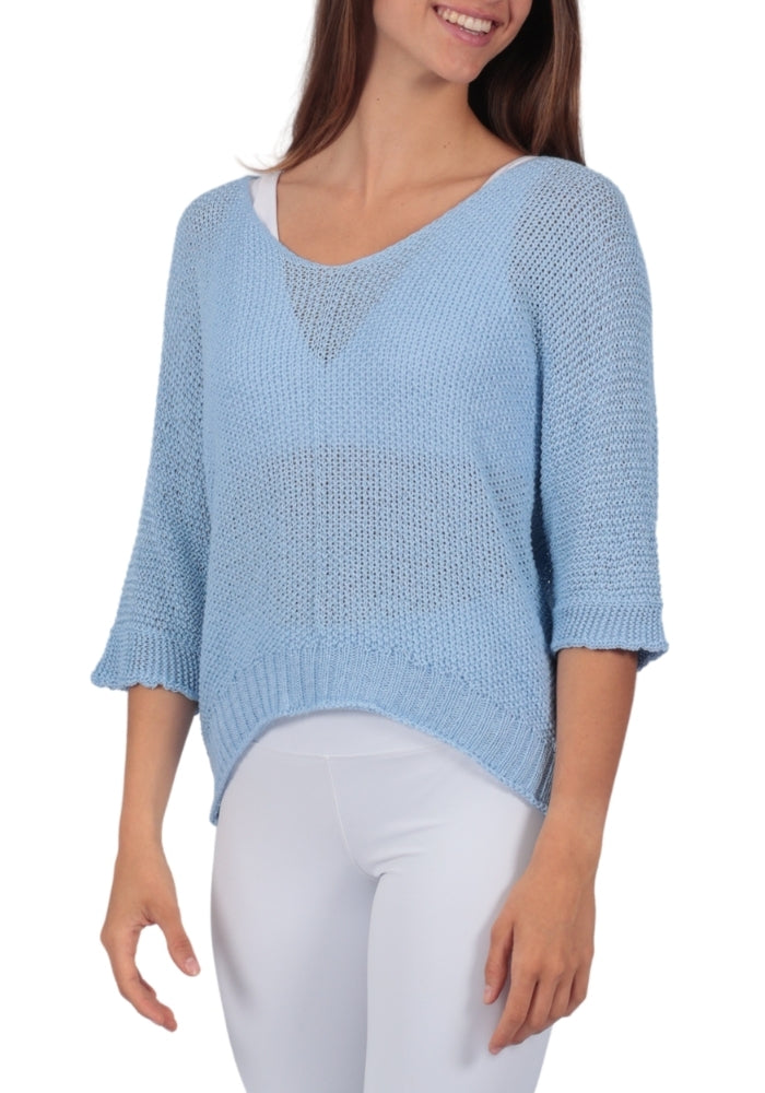 Betina Knit in Light Blue