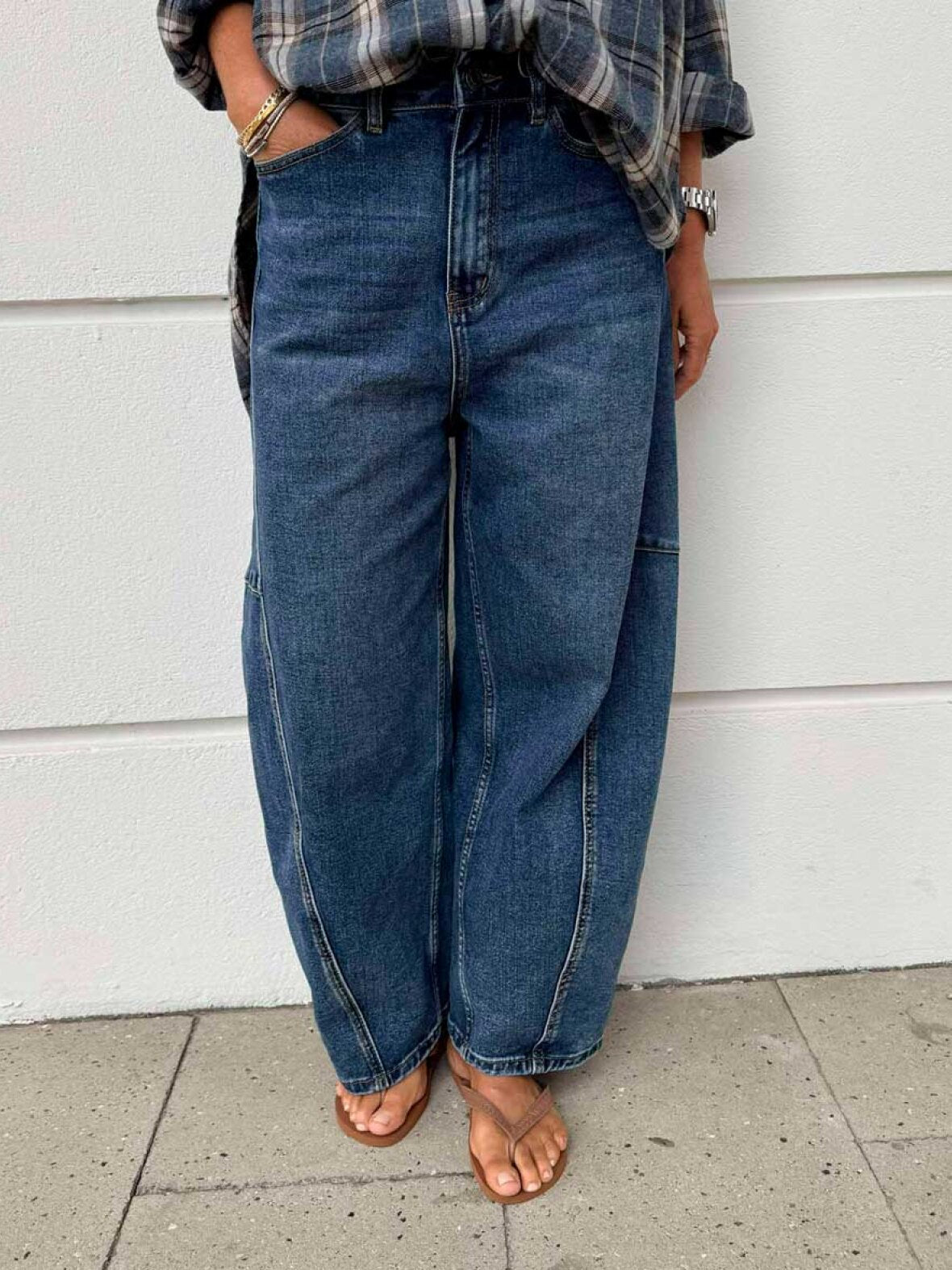 Sayla Barrel Jeans