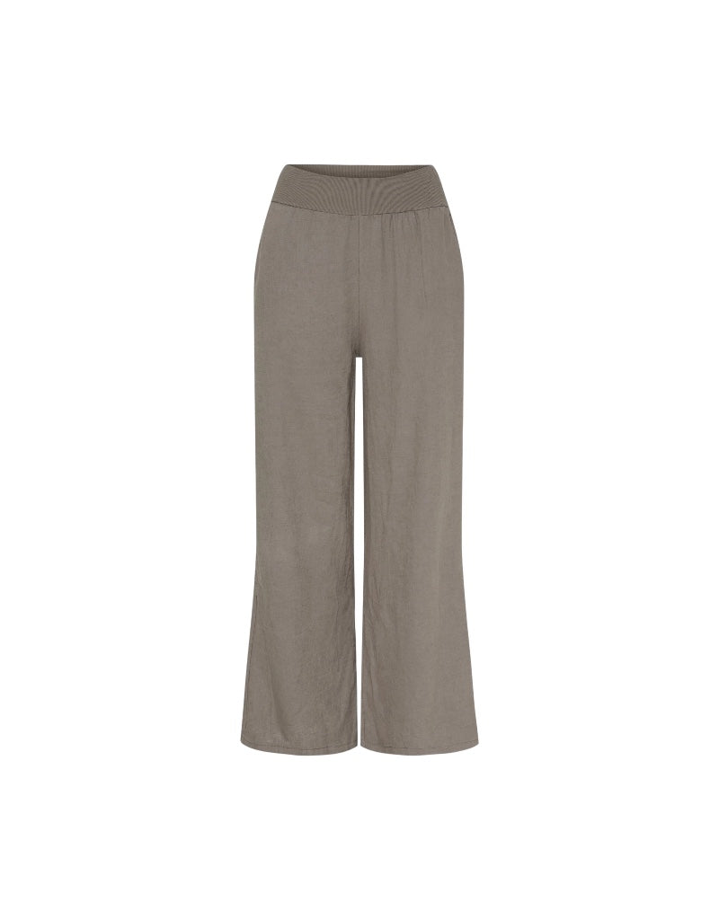 Anette Linen Pants in Fango