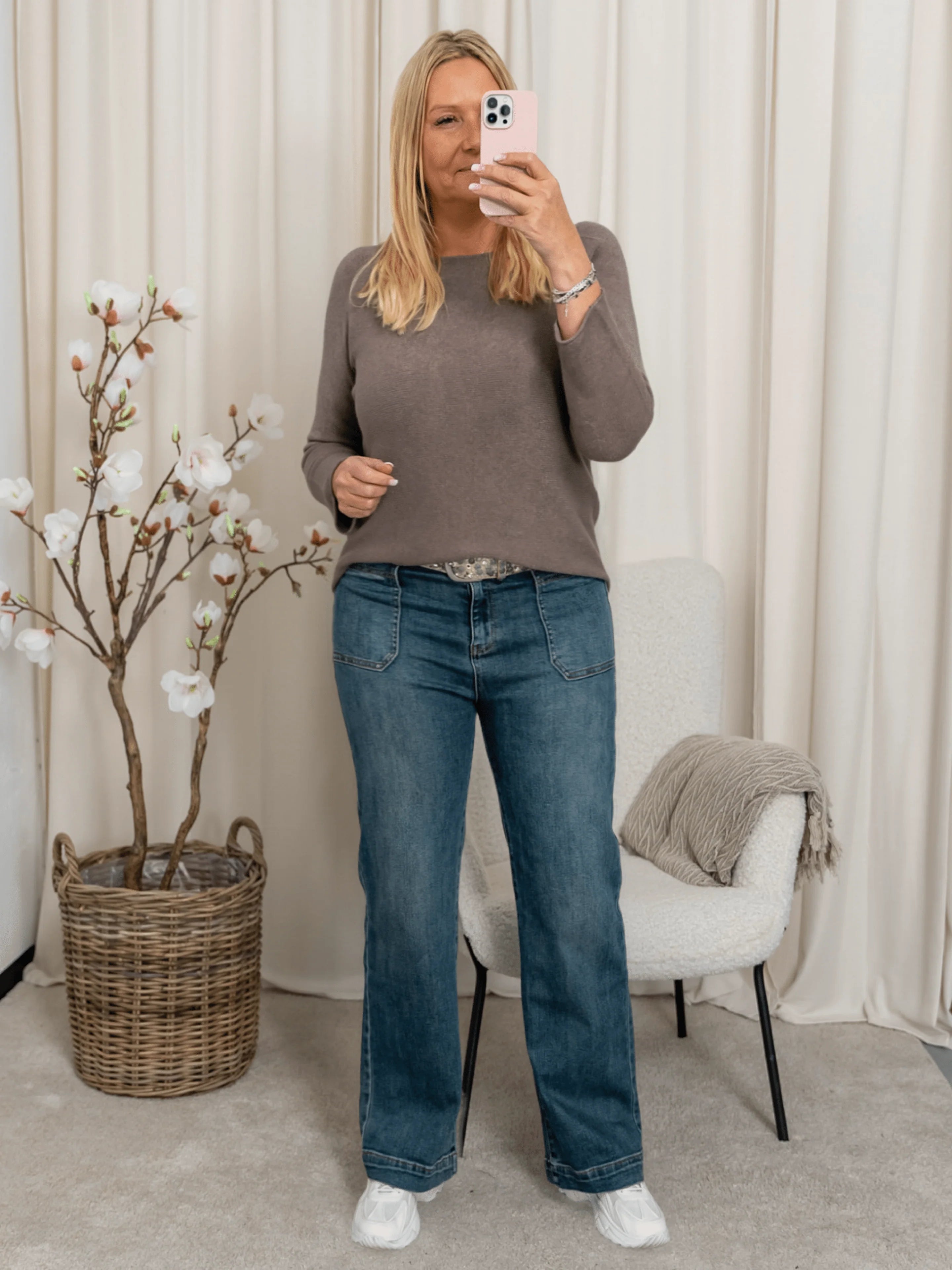 Dagmar Knit Sweater in Nuggat
