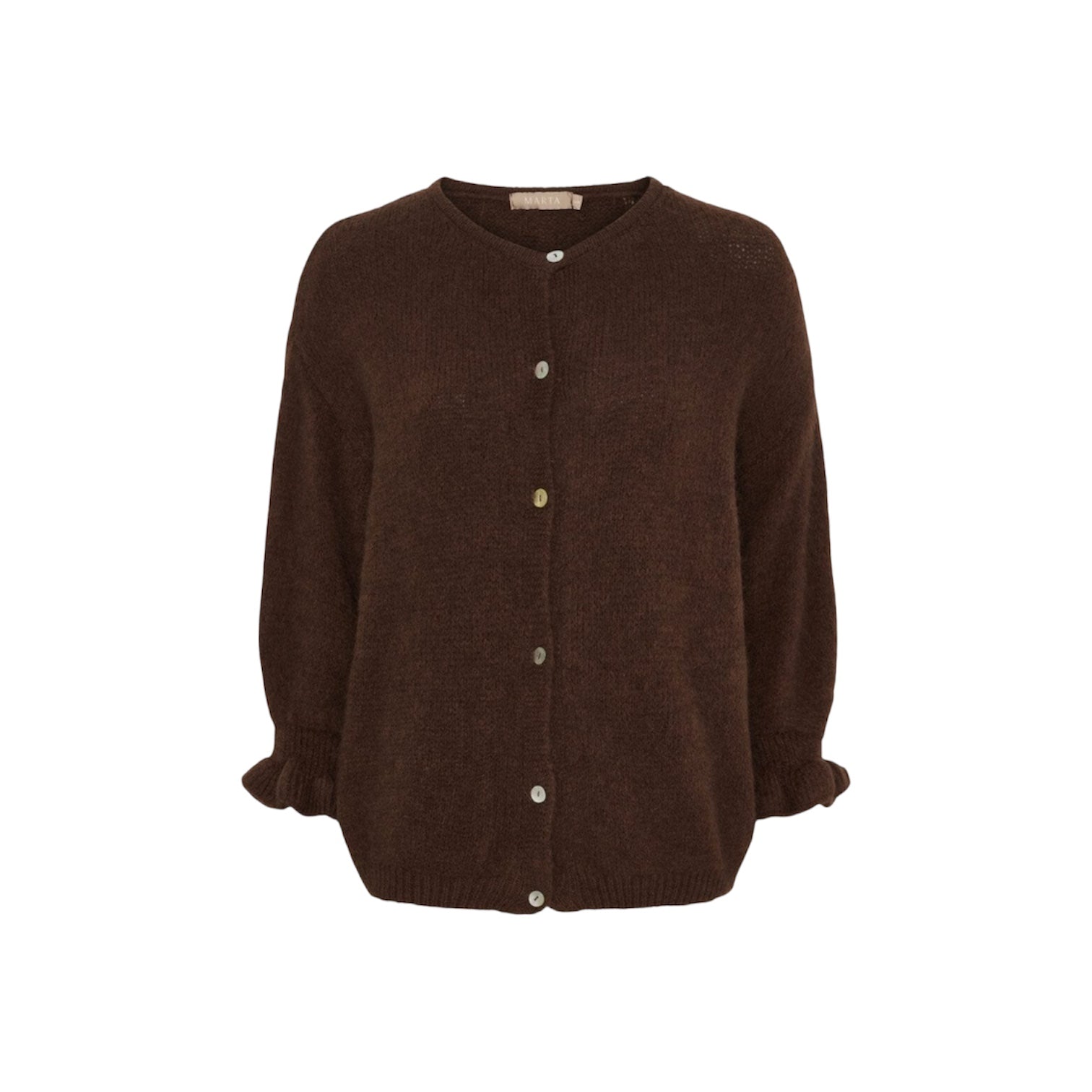 Juliana Knit Cardigan in Chocolate