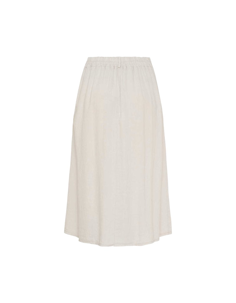 Leona Linen Skirt in Sabbia