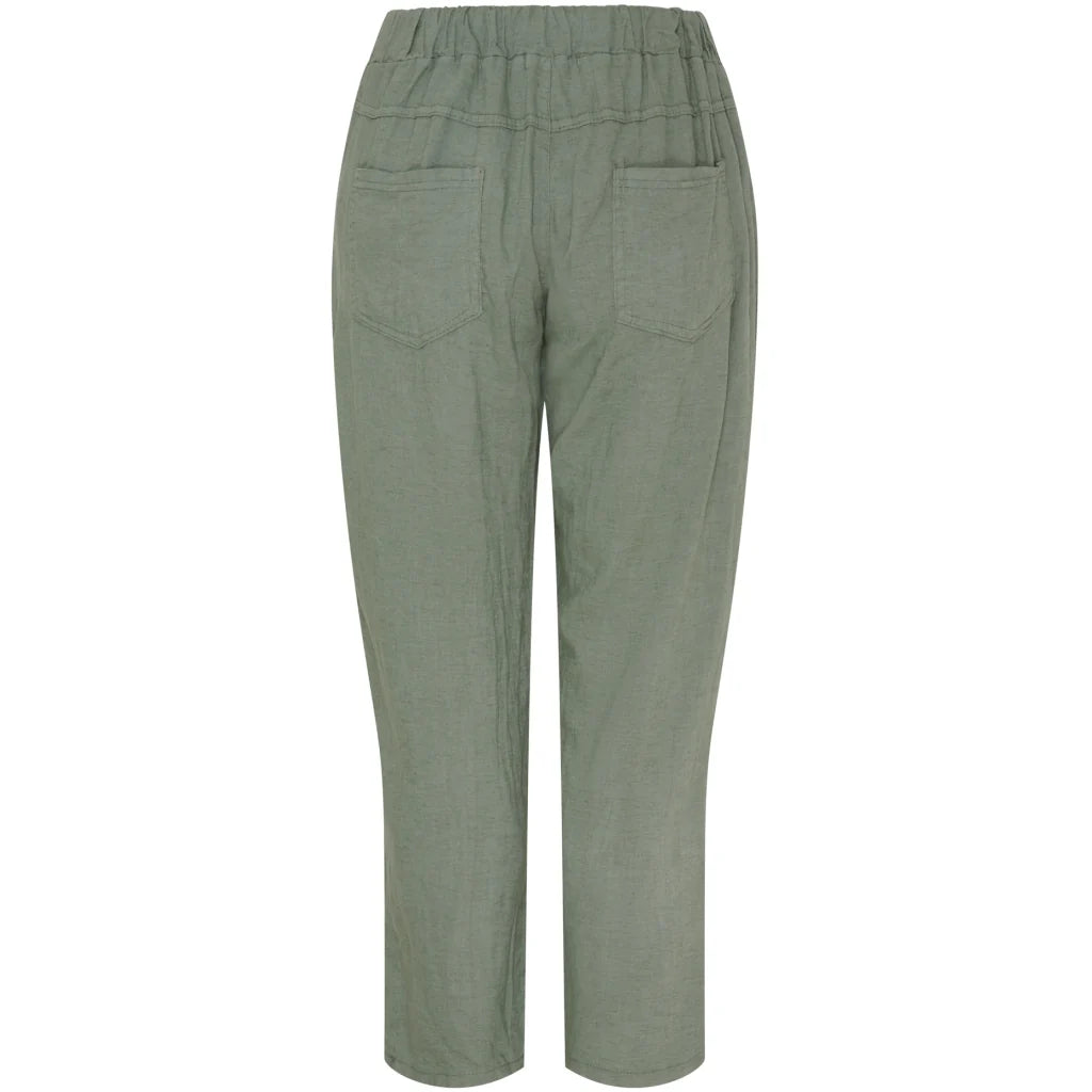 Katinka Linen Pant in Military