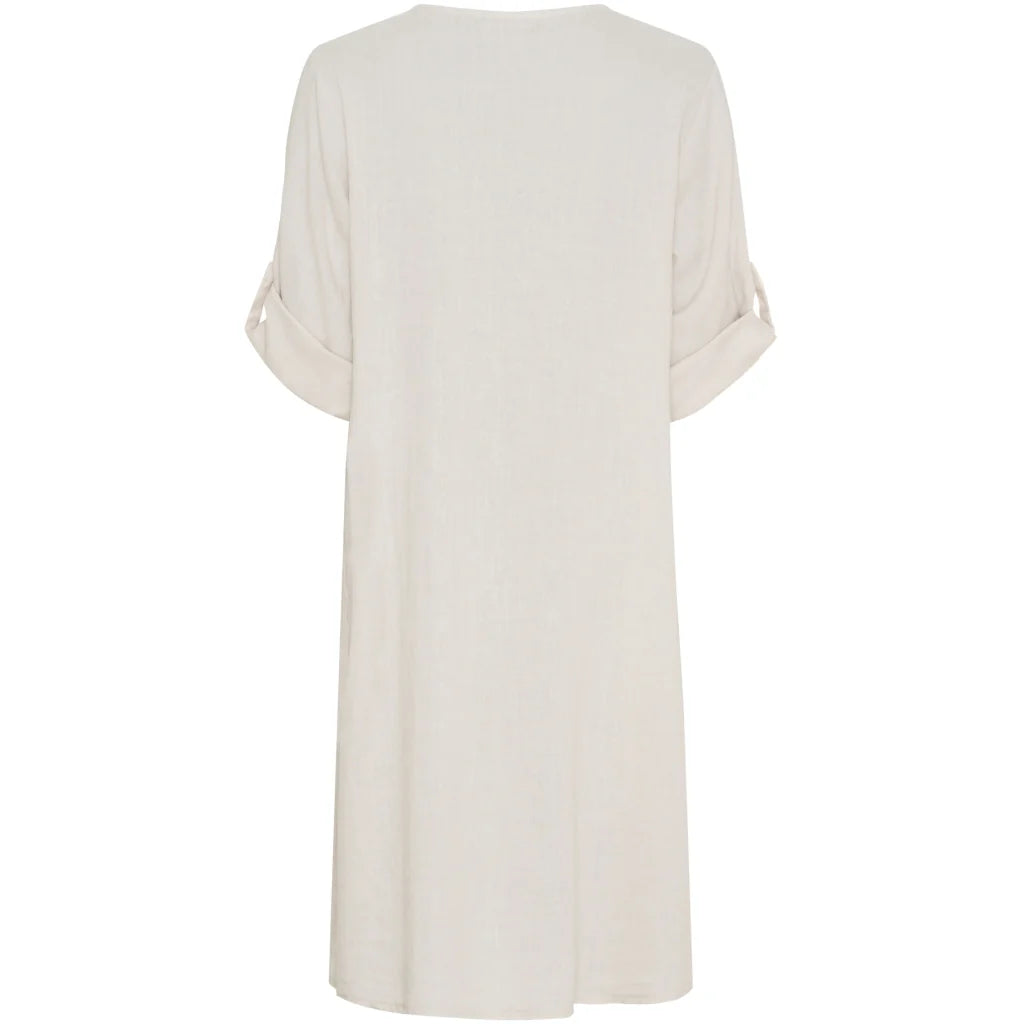 Mariella Linen Pocket Dress in Sabbia