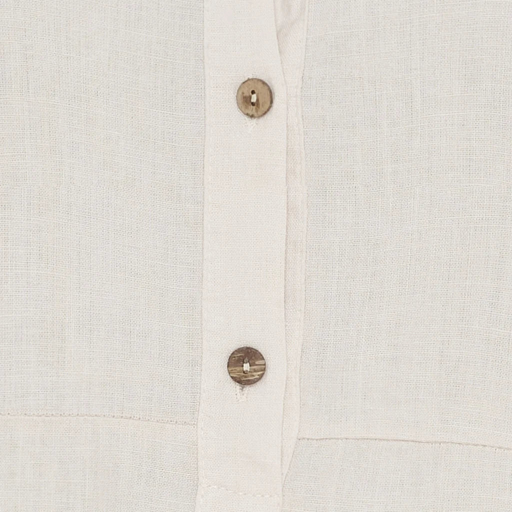 Mariella Linen Pocket Dress in Sabbia
