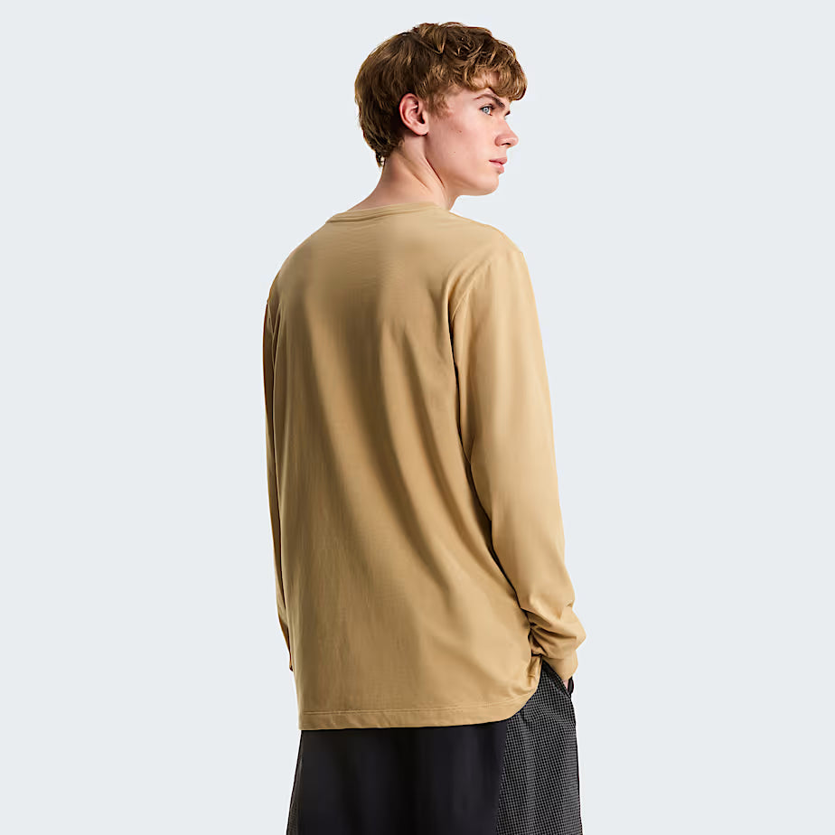 Evolution Simple Dome LS Tee in Khaki Stone