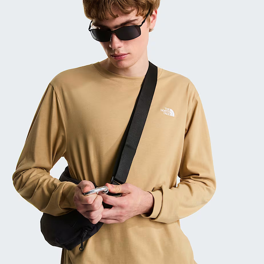 Evolution Simple Dome LS Tee in Khaki Stone