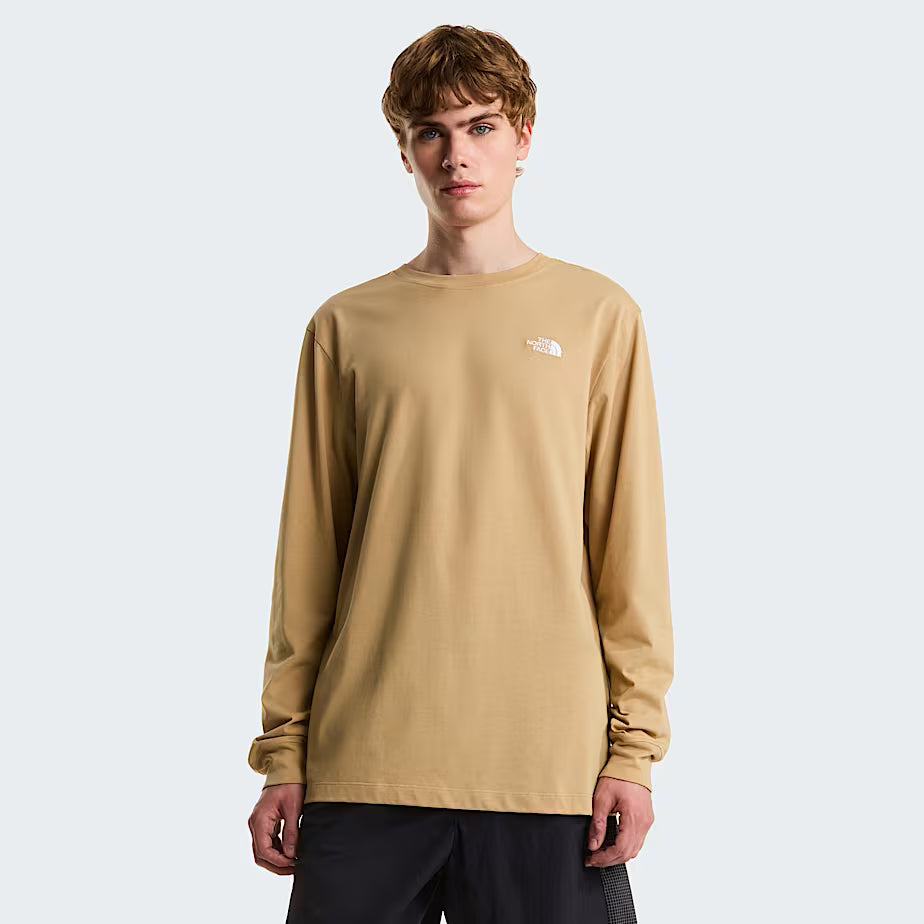 Evolution Simple Dome LS Tee in Khaki Stone