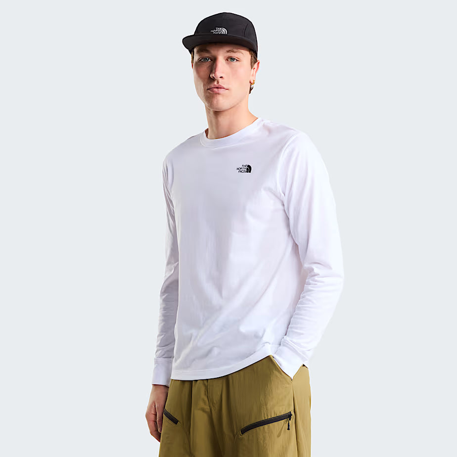 Evolution Simple Dome LS Tee in TNF White
