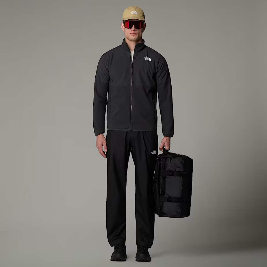 Glacier Heavyweight Full Zip Jacket in Asphalt Grey / TNF Black