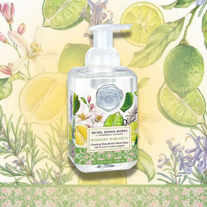 Foaming Soap in Rosemary Margarita