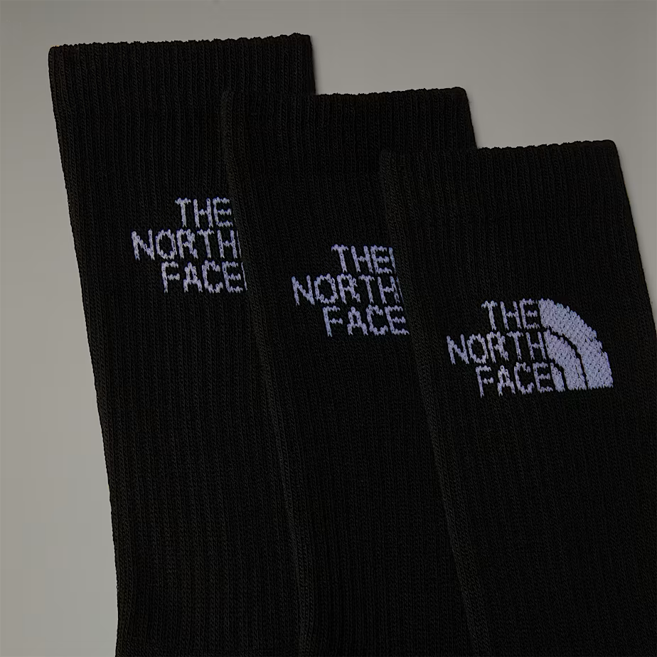 Sport Cushion Crew Socks in TNF Black