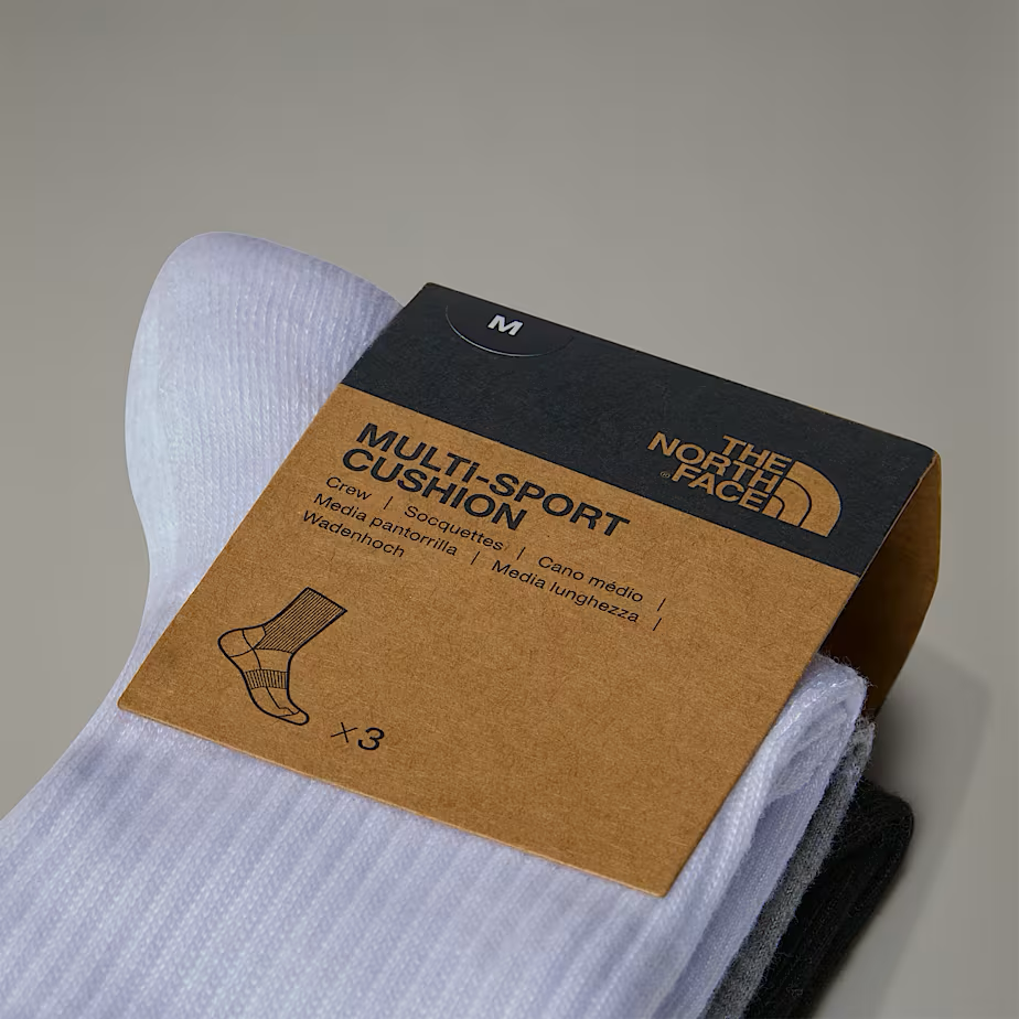 Sport Cushion Crew Socks in Assorted
