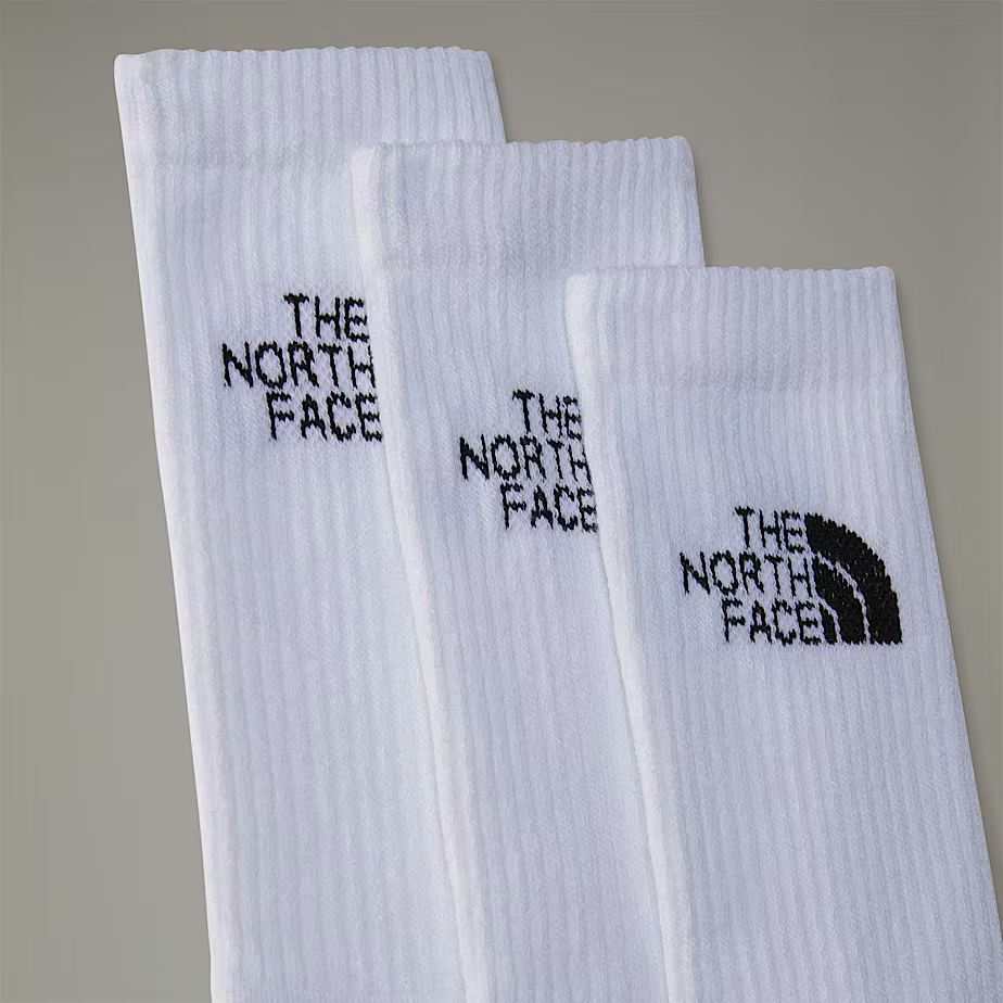 Sport Cushion Crew Socks in TNF White