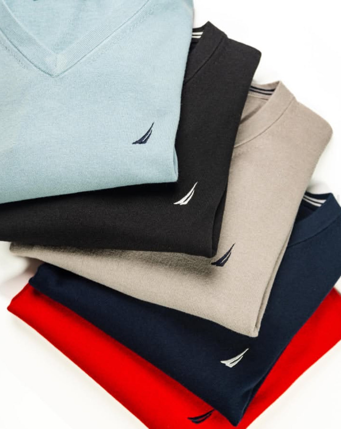 Navtech V-Neck Sweater in Navy