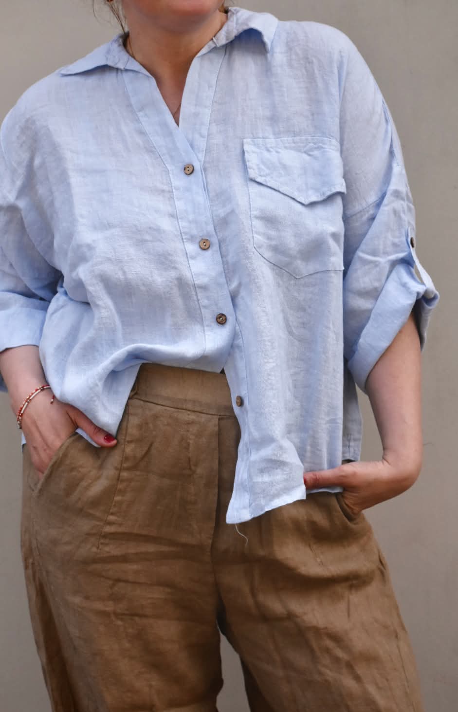 Daira Shirt in Cielo