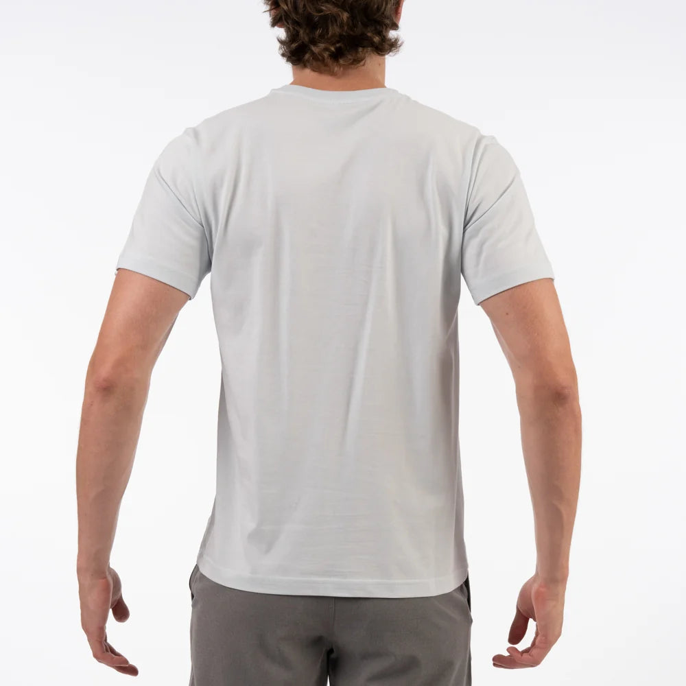 Board Meeting SS Tee in Angel Fall Blue