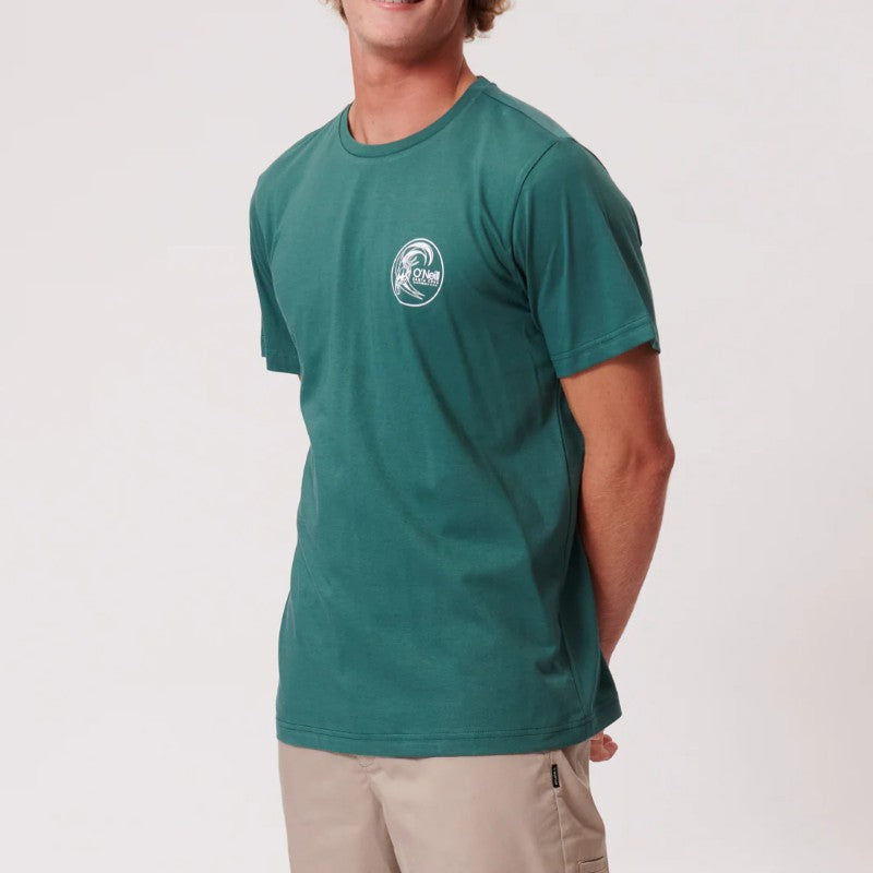 Circle Surfer Big SS Tee in Green