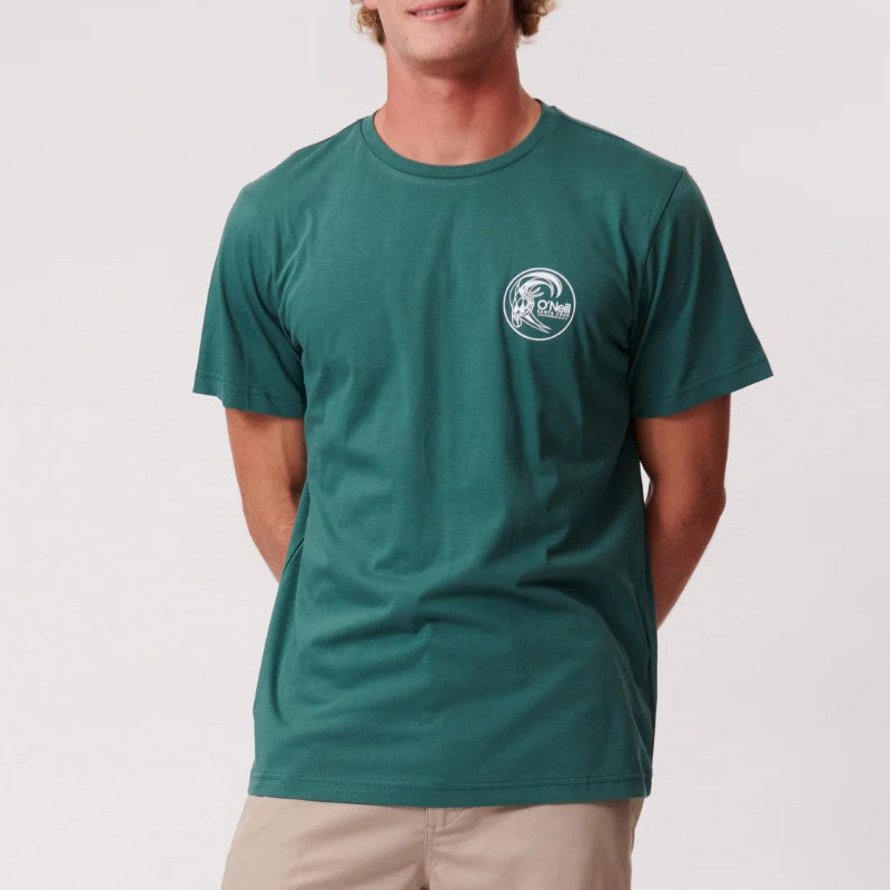 Circle Surfer Big SS Tee in Green