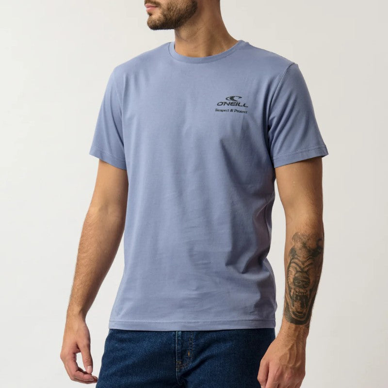Eight Arms SS Tee In Folk Blue