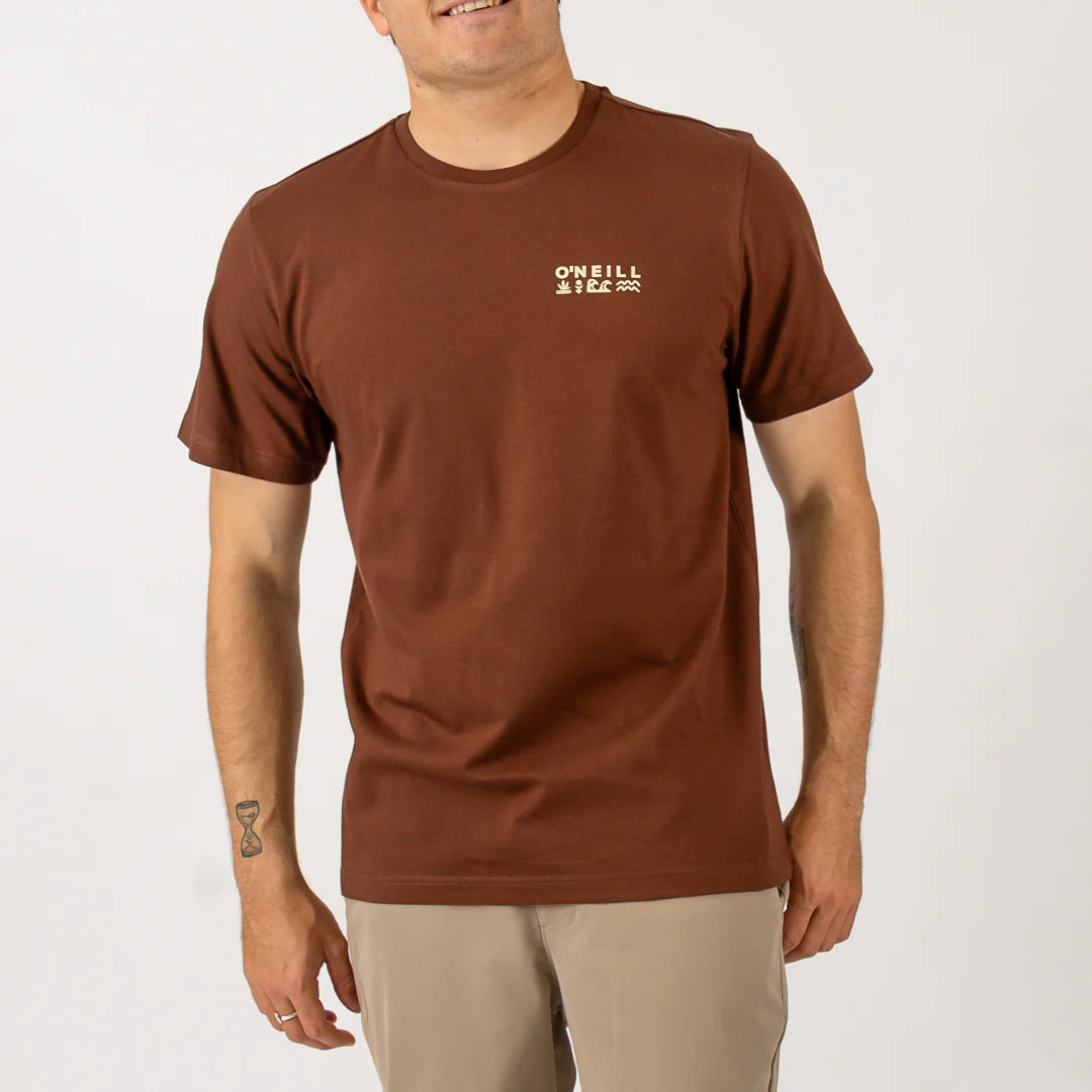 GLPHS SS Tee in Sumac Red