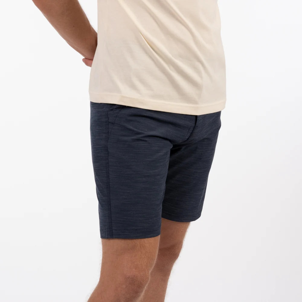 Loaded Heather 19" Shorts in Navy