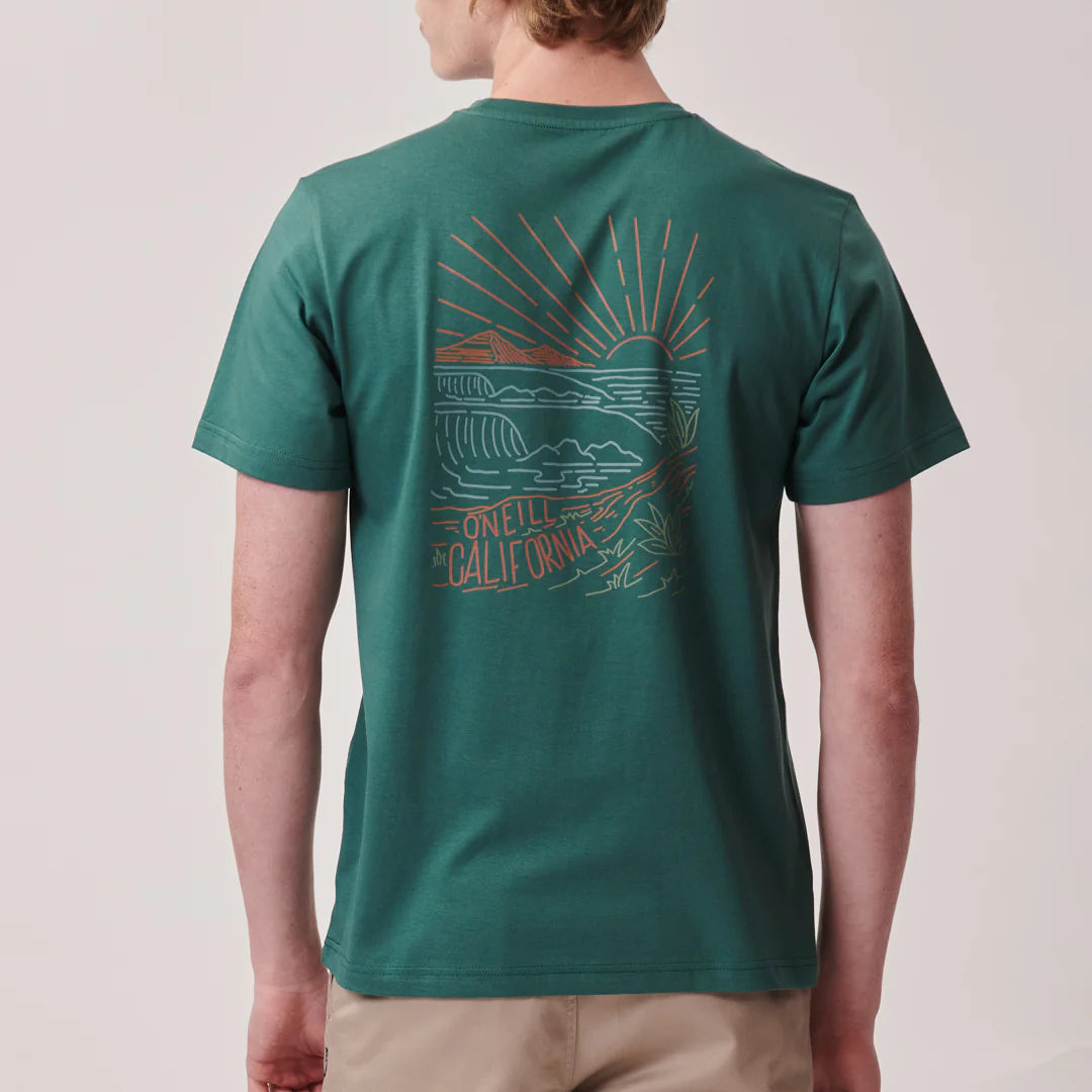 Marathon Tee in Night Green