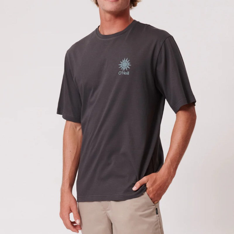 OG Block SS Tee in Asphalt