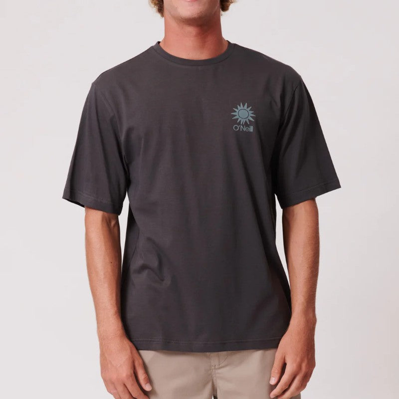 OG Block SS Tee in Asphalt