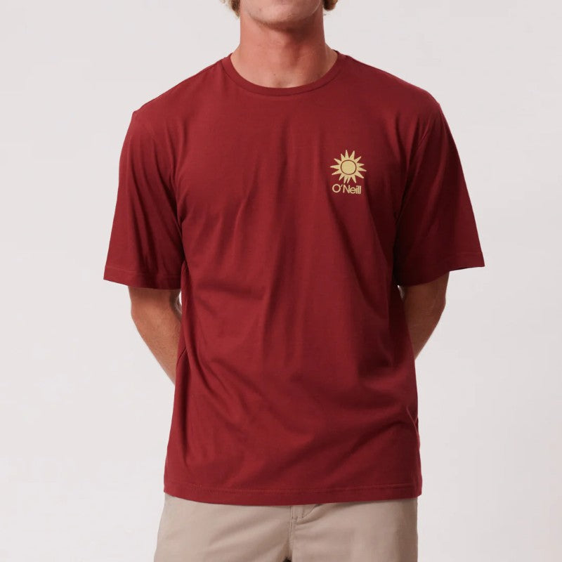 OG Block SS Tee in Cordovan