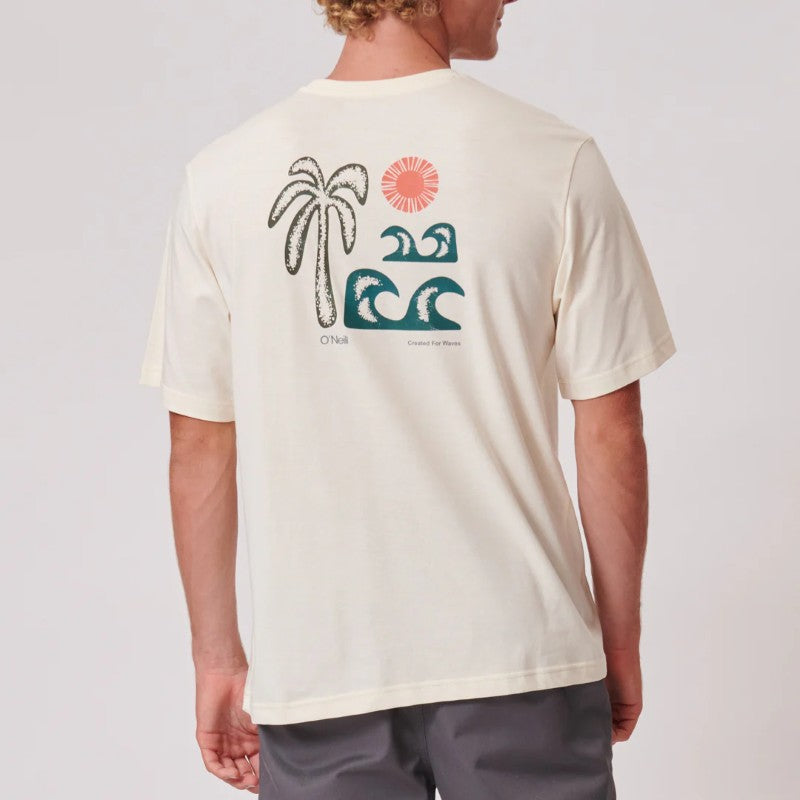 OG Scenic SS Tee in White Dune