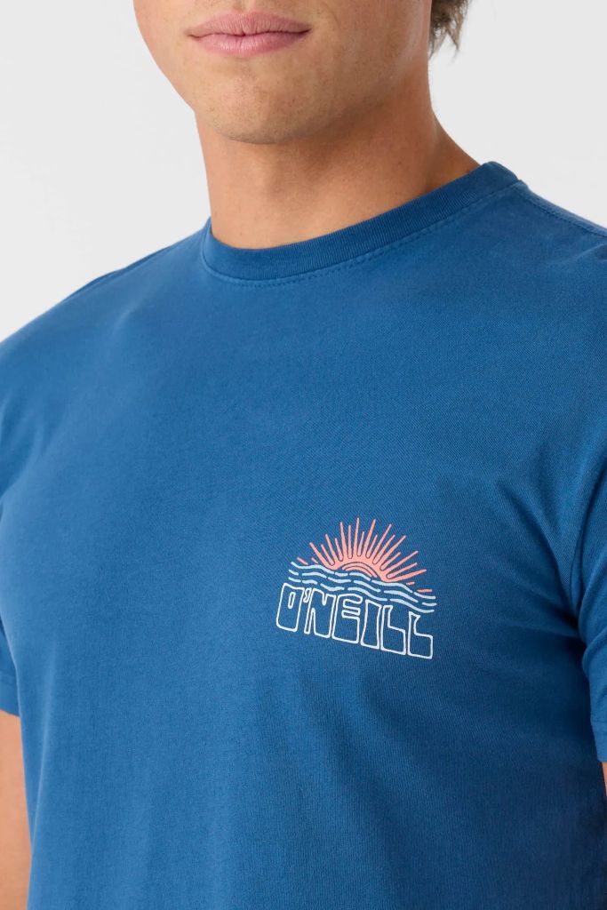 Ray & Waves SS Tee in Blue