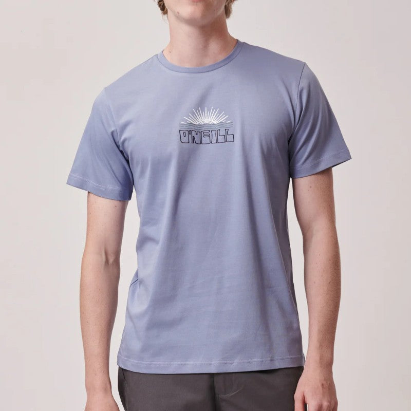 Ray & Waves SS Tee in Folk Blue