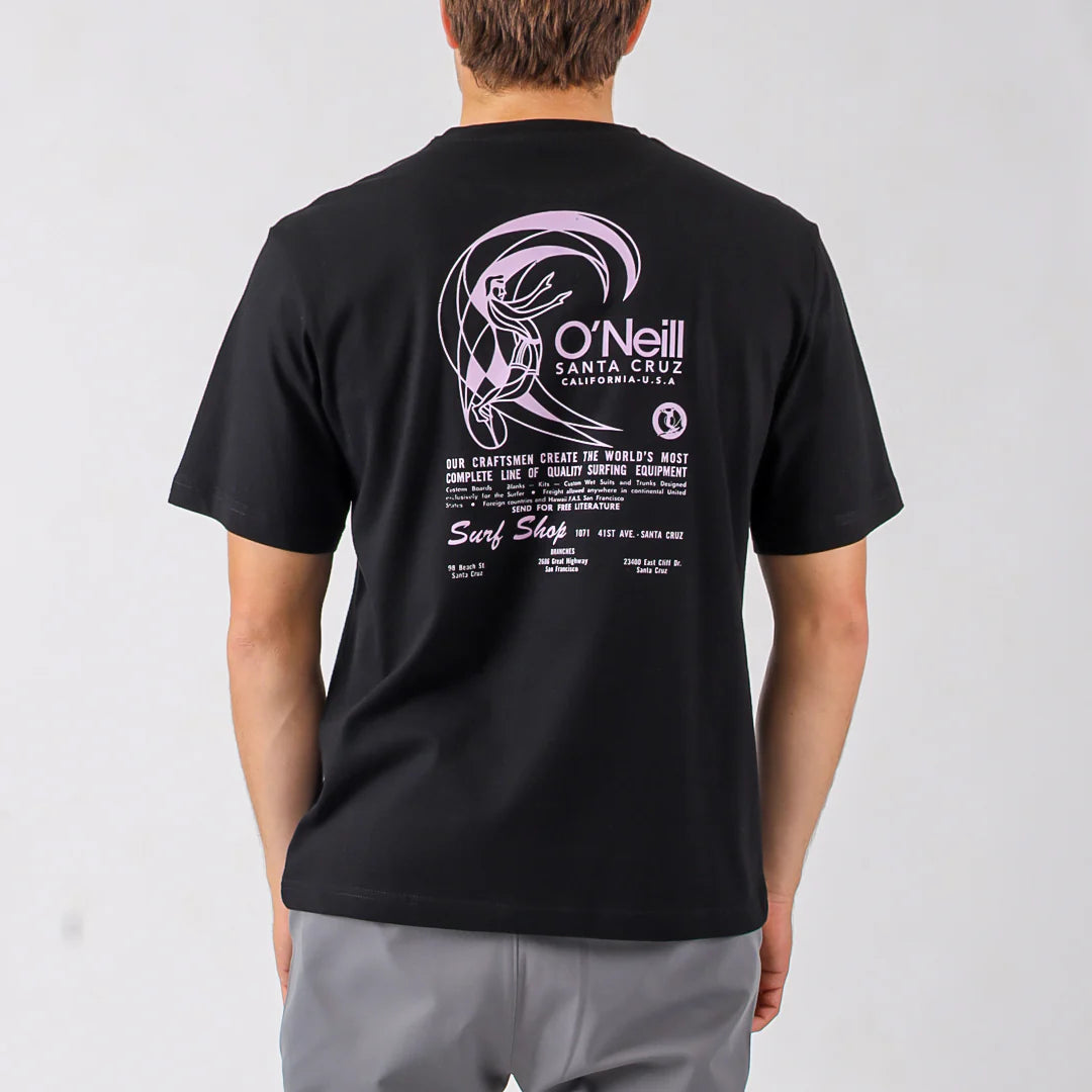 Surf Shop SS Tee in Black