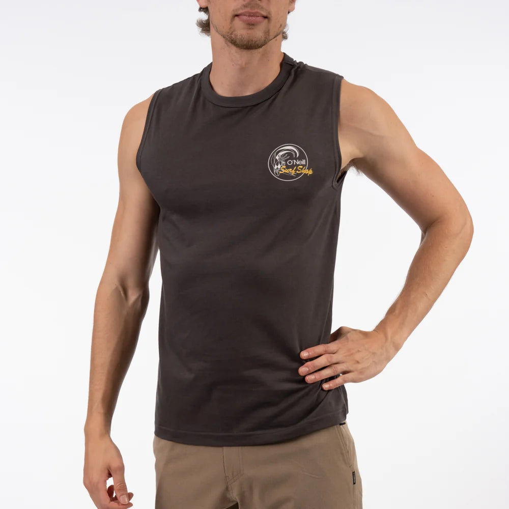 Surf Shop Vest in Asphalt Grey