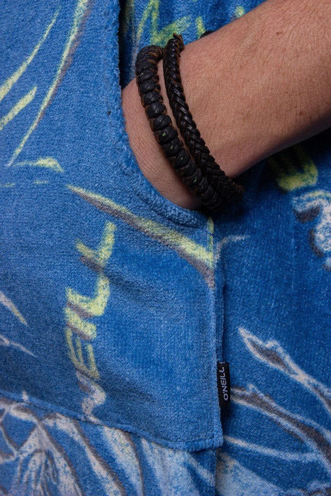 Swell Hood Poncho in Blue