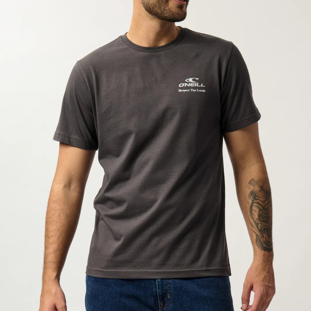 Tuxedo Surf Tee in Asphalt Grey