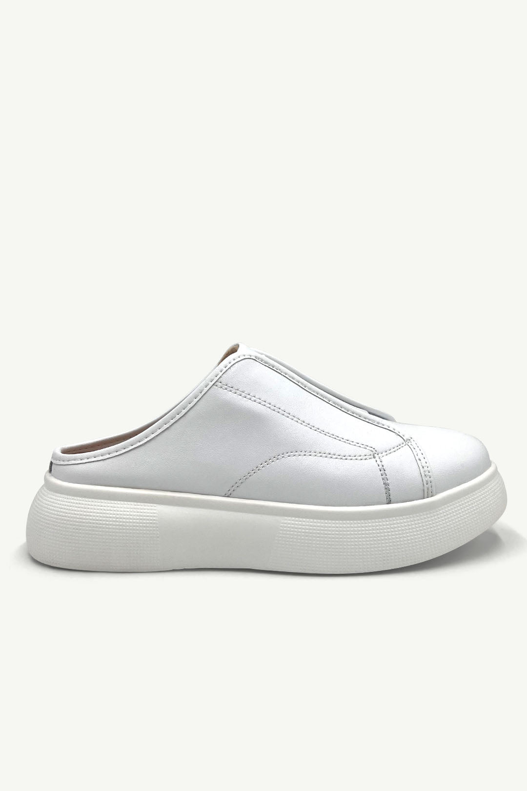 Orla Slip On Leather Sneaker in White