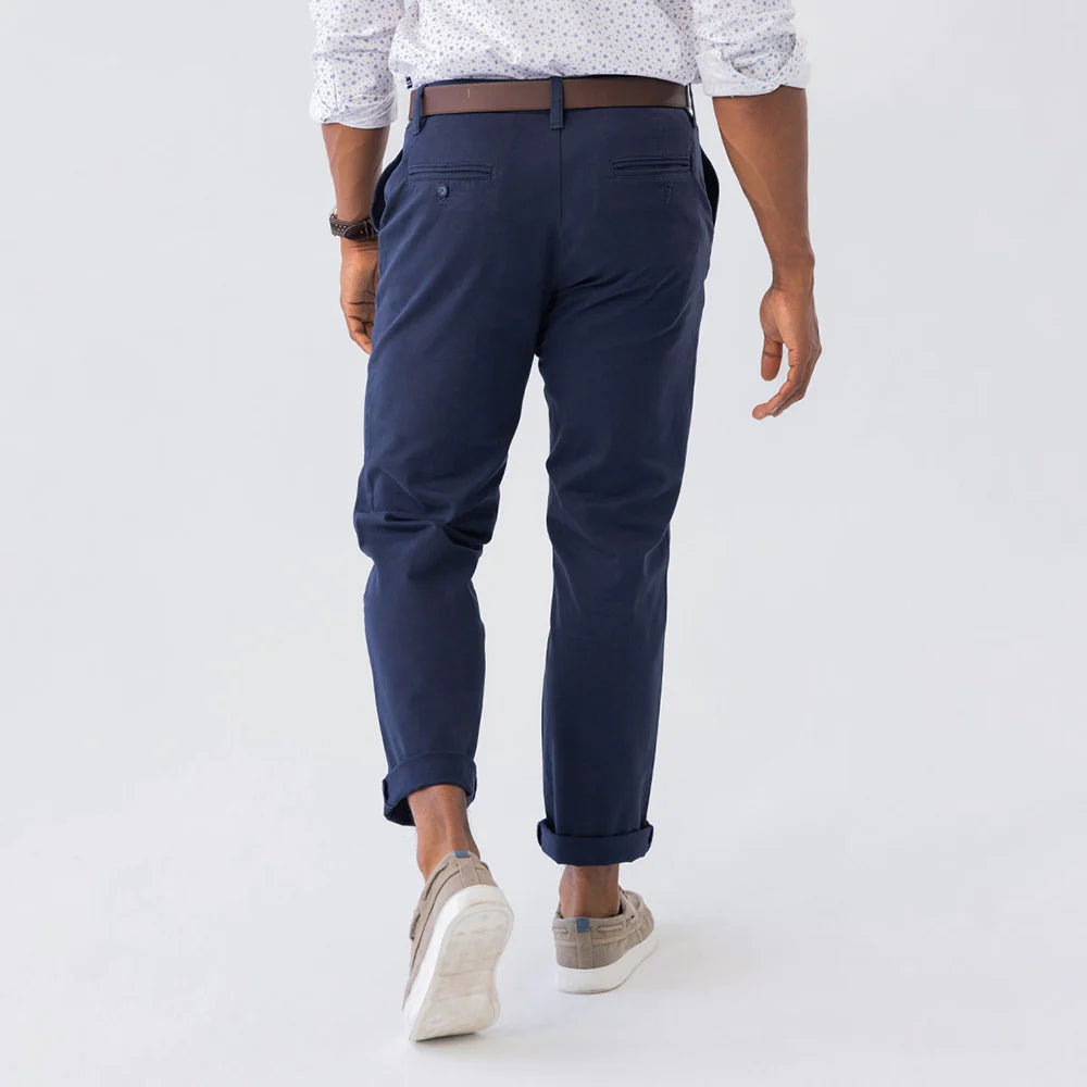 Classic Fit Navy Deck Pant