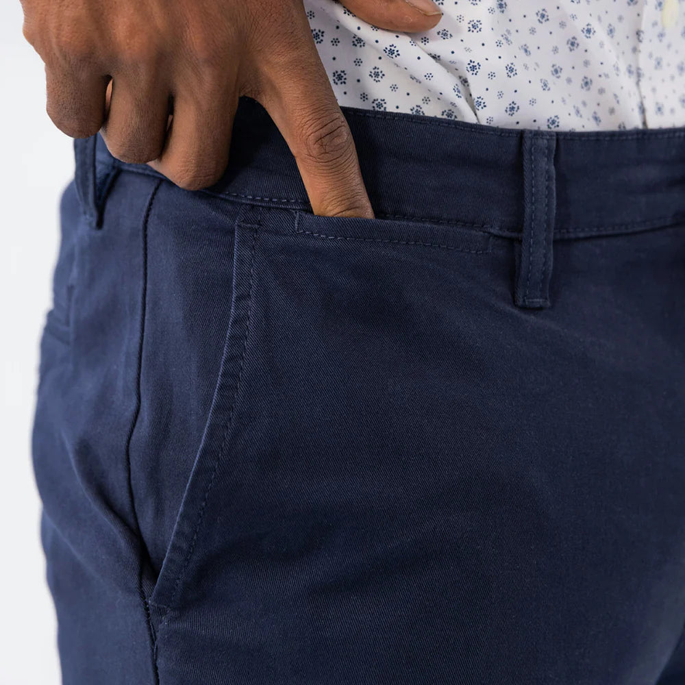 Classic Fit Navy Deck Pant