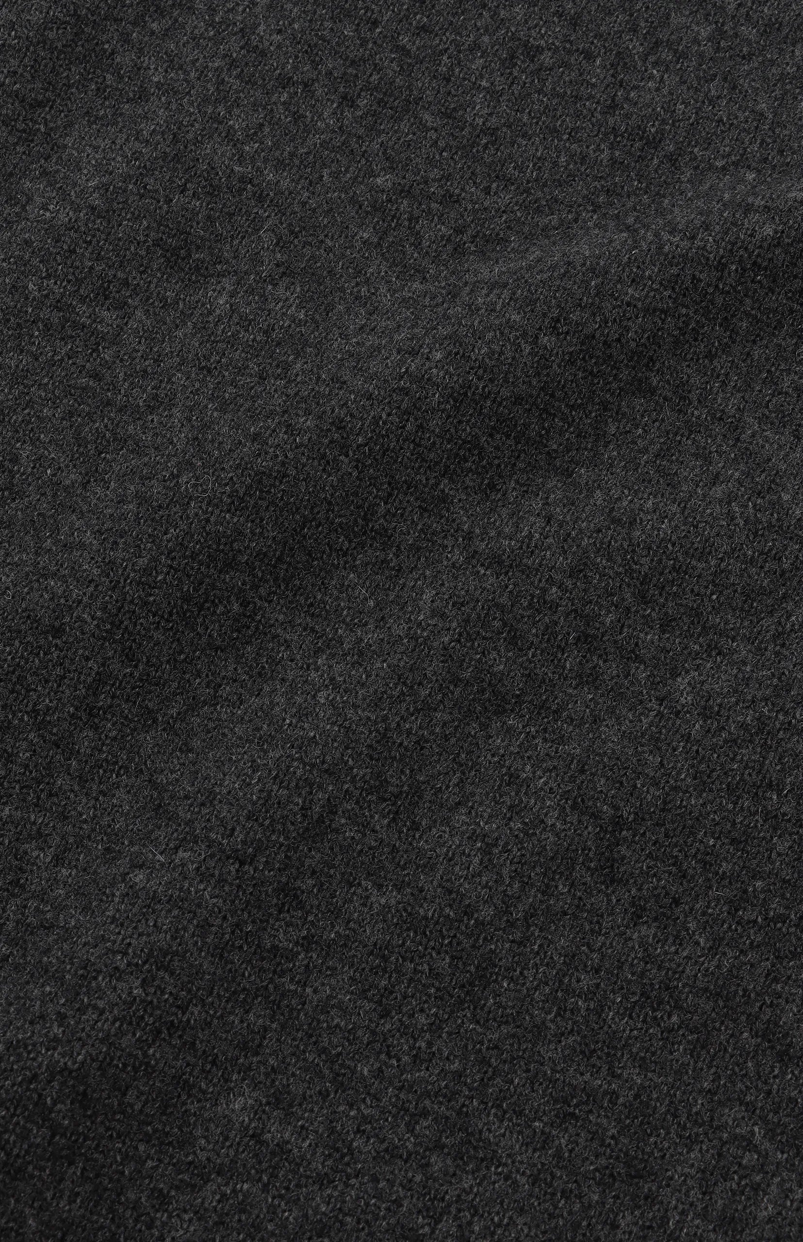 Johnson Lambswool Crew Sweater in Charcoal