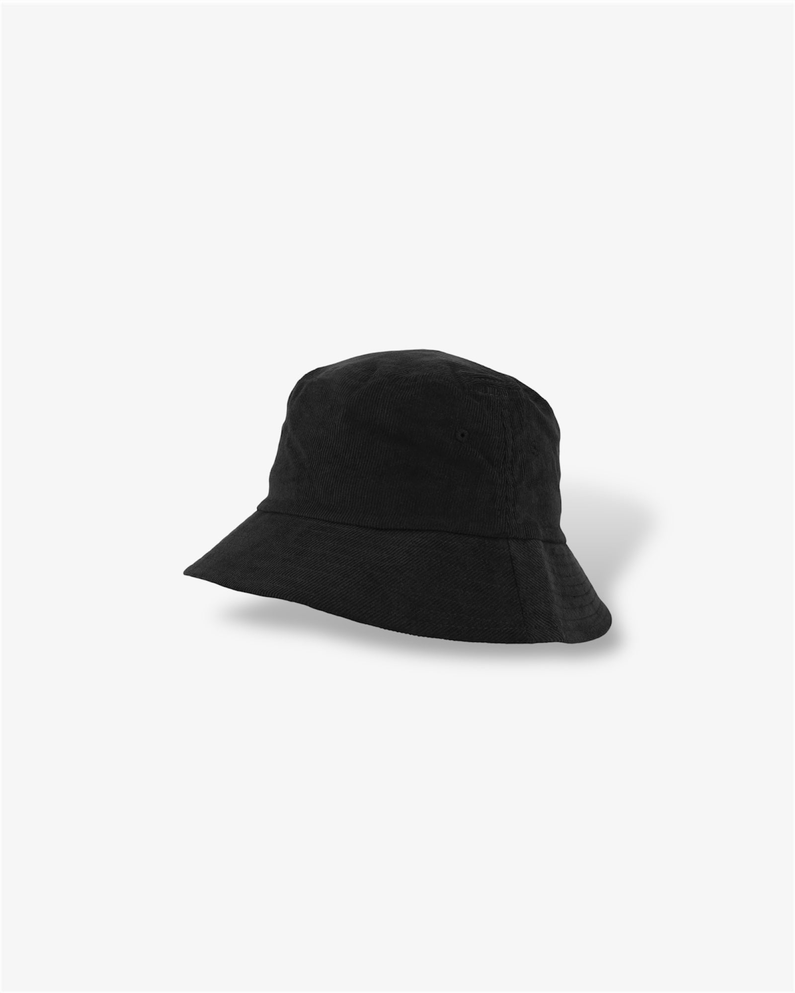 Corduroy Bucket Hat in Black