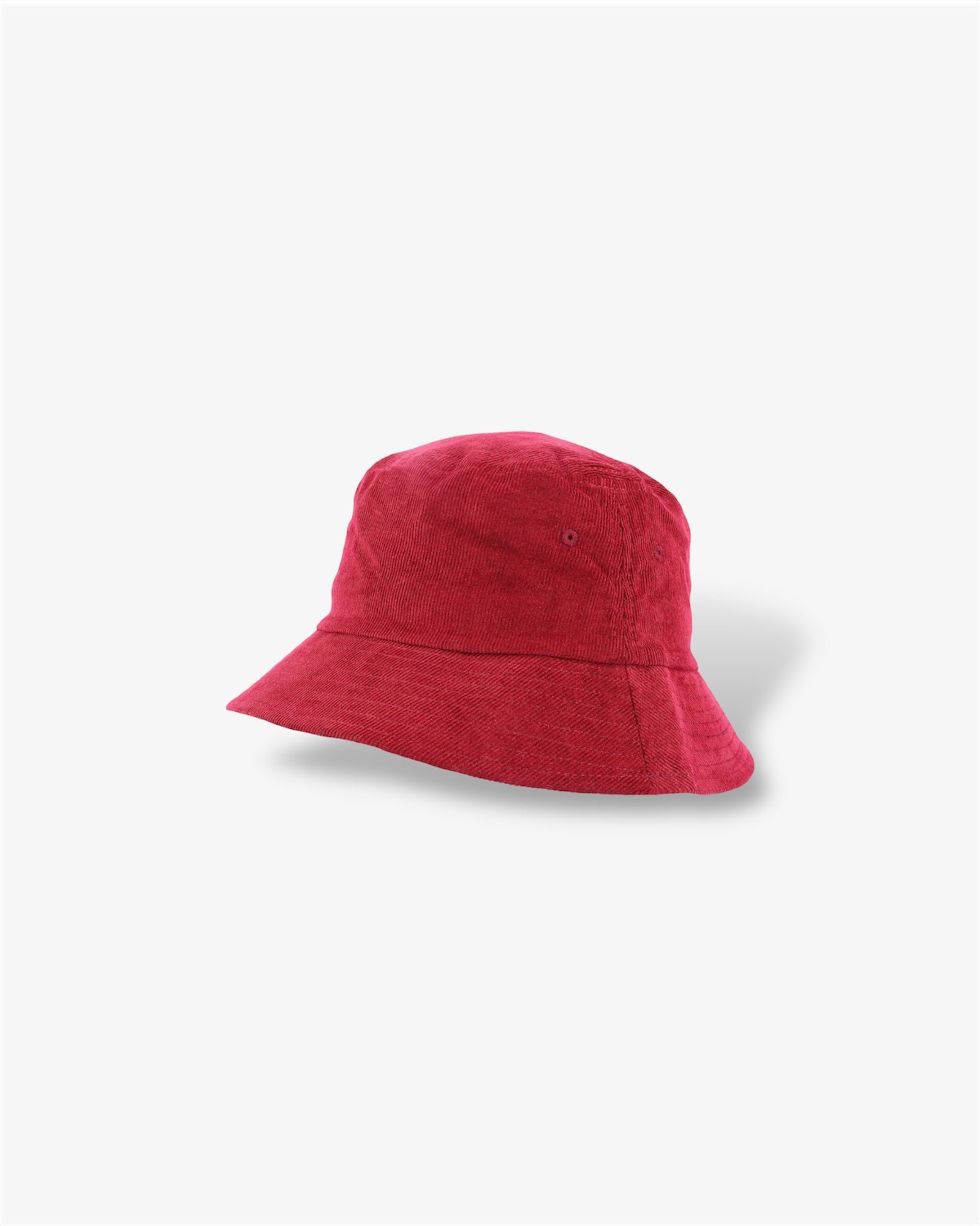 Corduroy Bucket Hat in Red