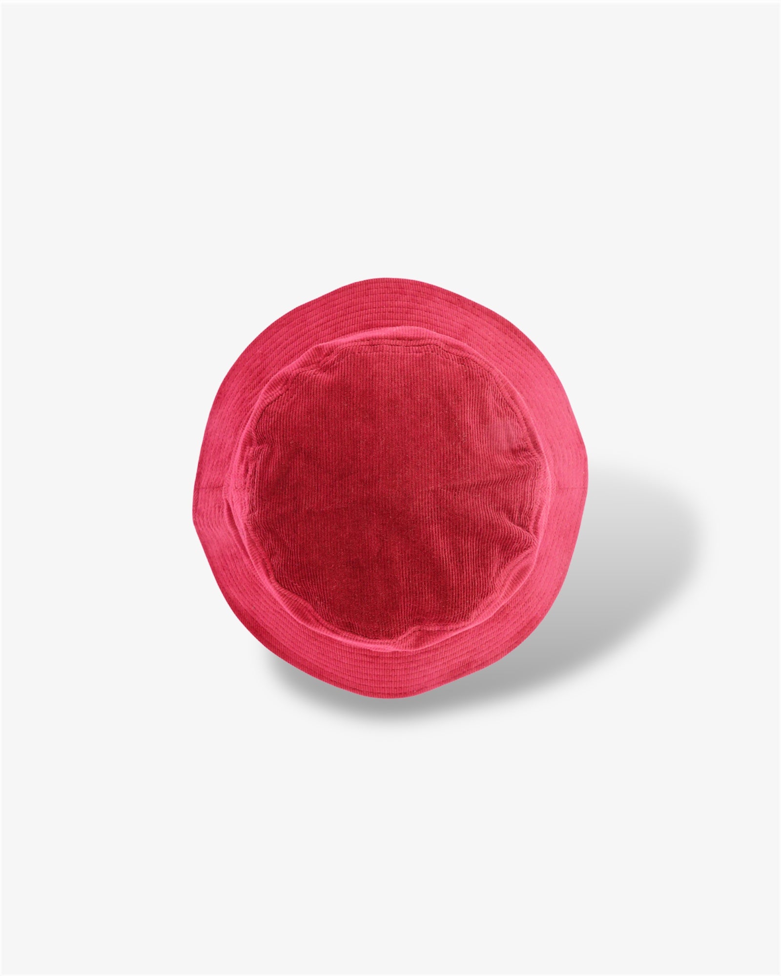 Corduroy Bucket Hat in Red