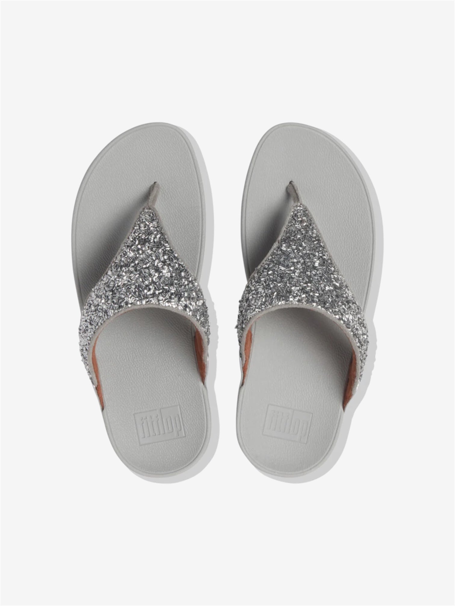 Lulu Shimmerfoil Sandal in Silver
