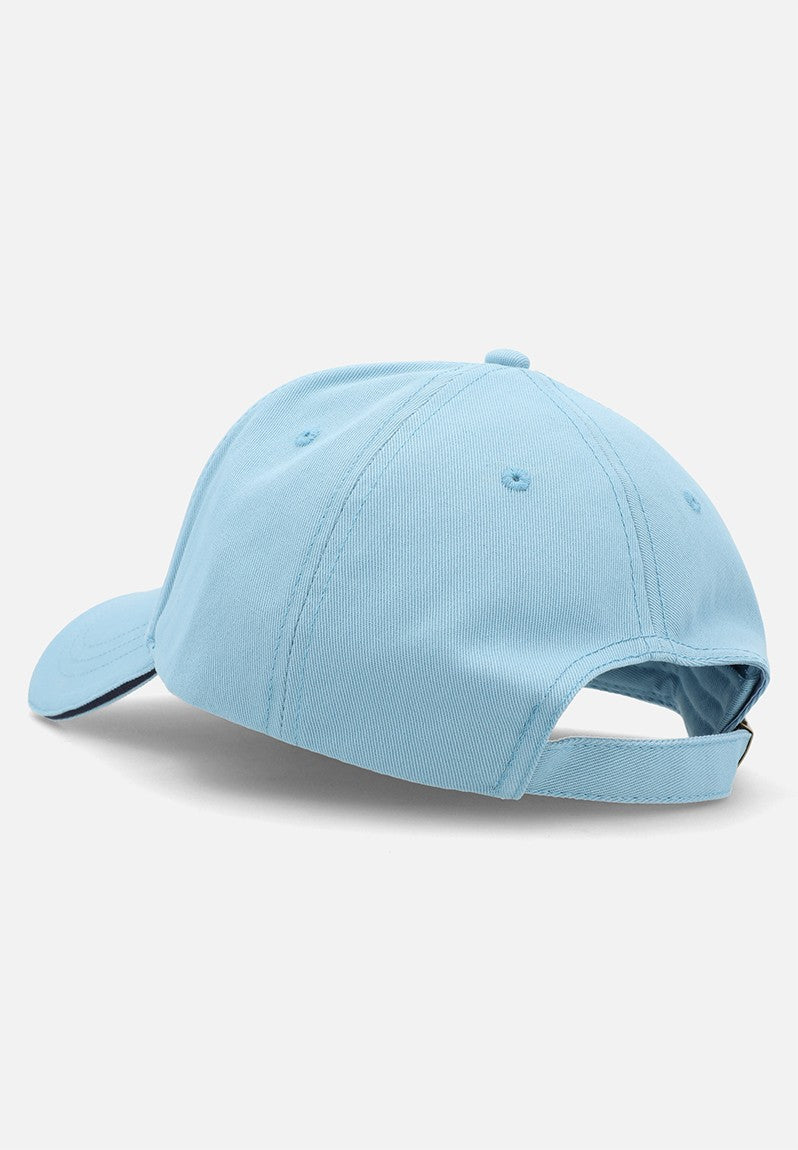 6 Panel Structured Peak in Light Blue