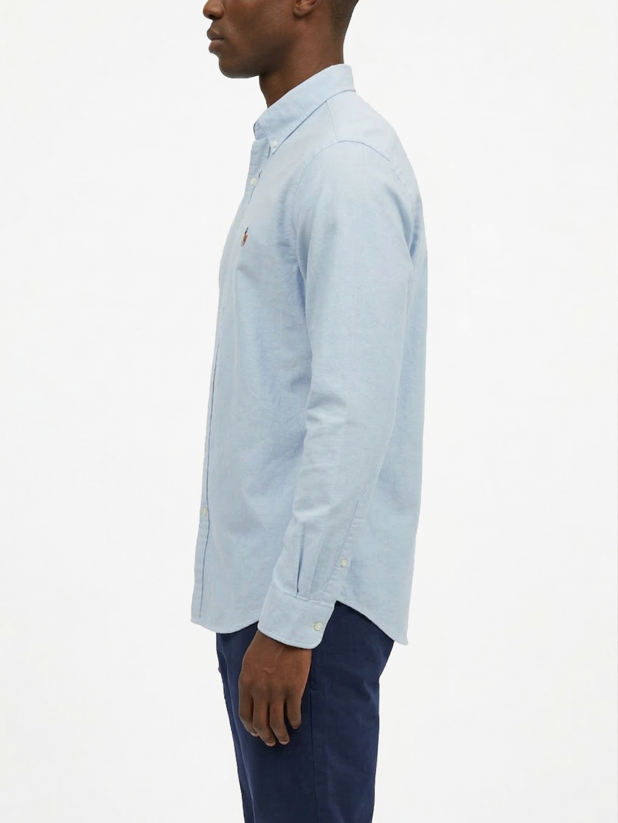 Classic Oxford Long Sleeve Shirt in Light Blue